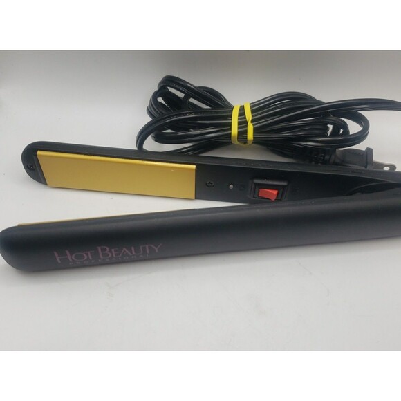 Hot Beauty 1" Flat Iron Hair Straightener And 1/2" Travel Size Straightener - Picture 3 of 14
